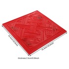 16x16in Square Concrete Stamp Mold Polyurethane Seamless Stone Slate Mat Outdoor