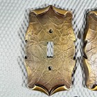 Lot Of 3 Vintage Amerock Carriage House Metal Brass Outlet Covers - No Screws
