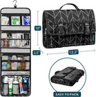 Travel Hanging Toiletry Bag For Women Men  Large Capacity Makeup Bag Kit  Waterp