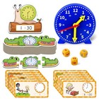  Clock For Kids  Learning Clock Analog Clock Telling Time Teaching Homeschool 