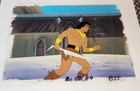 Blackstar Production Cel Of John Blackstar On Production Background 1981 Framed