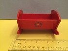 Rare Vintage German Hand Painted Wood Baby Cradle C 1930 s-1950 s