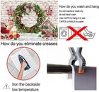 Christmas Backdrops For Photography 7x5ft Xmas White Brick Wall Background Merry