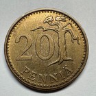 1965 Finland 20 Pennia - Coin  d-096