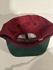 Vintage Budweiser Hat Cap Snapback Red Green Mens Advertising Usa  Bud Beer