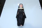 Vintage Nun Doll Sleepy Eye 11  Tall With Metal Crucifix
