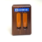 Vtg Rare Collectible Citgo Sample Oil Tubes Vials Wooden Display Paperweight