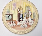 Vintage Disney 101 Dalmatians Theme Park Collectors 3d Plate Animated Classics