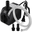 Quiet Aquarium Pump Adjustable Flow 400gph Fish Tank Pond Fountain Cleaning New