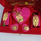 24k Gold Chinese Baby newborn Gift Box 