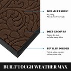 Sturdy Door Mat  Heavy Duty Front Welcome Mats For Home Entrance Outdoor Indo   