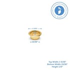 Metal Candle Inserts 7 8  Hole  Brass Grippers For Wood Candles   Woodpeckers