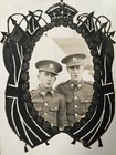 Vintage Wwi Rppc Real Photo Postcard Royal Berkshire Regiment Soldiers 