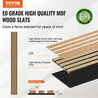 4 Pcs Acoustic Wood Wall Slat Panels 7 9 x94 5  Sound Absorbing Modern Light Oak