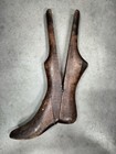 Antique Wood Cobbler s Boot Form Mold Shoe Primitive Farmhouse Vintage Stretcher