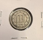 1882-p Nickel Three Cent  Nice F vf   28696 