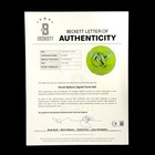 Novak Djokovic Signed Tennis Ball Bas Beckett Coa Full Letter Autograph Legend