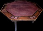 Antique Wood Folding Poker Table  Speakeasy Piece