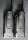 Set Of Two Motorola Rdu4100 Walkie Talkies Black Uhf No Cord