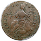 1787 Connecticut Copper  Draped Bust Left Scarce Miller 33 29-z 7  R5  Pcgs Xf40