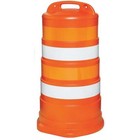 Zoro Select 03-780-6eg Traffic Barrel  Hdpe  Engineer  41 1 2 In Height  18