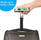 Electronic Luggage Scale 110lb 50kg Digital Travel Hanging Scale Lcd