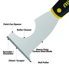  3 Pack  Allway Soft-grip 5-in-1 Painter s Multi-tool With Steel Blade 