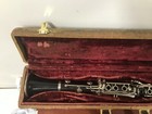 Antique A Fontaine Clarinet Grenadilla Wood In Case Made In France