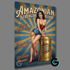 Wonder Woman Dc Comics Retro Style Advertisement Poster 66lb Heavyweight Print
