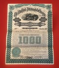1881 New York Pittsburgh   Chicago Rail Bond All Coupons James Negley Civil War