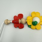 Babybjorn Wooden Toy Bar For Bouncer Baby Bjorn Flying Friends Colorful Euc 