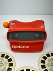 1970 s Red  orange  View-master Viewer Gaf With 6 Assorted Reels
