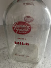 Vintage Gummow Farms Dairy 1 Gallon Glass Milk Jug Rockton Il