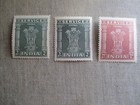 India  Scott  O149  O149a  O150  Mnh