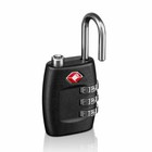 4x Tsa Approved Luggage Lock Travel 3 Digit Combination Suitcase Padlock Reset