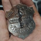 Disney Mickeyarson Squad Engine Co  11 Metal Pinback Badge Firefighting   Rescue