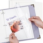 60 Refill Pages 9x11 Self Adhesive Photo Album For 3 Ring Binder Scrapbook