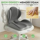 L-shaped Seat Cushion Memory Foam Ergonomic Chair Pad For Back Pain Relief
