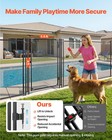 Vevor 4 X 2 5 Ft Pool Fence Gate Detachable Inground Pool Gate Lockable Black