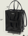 Medium Size Hulken Shopping grocery Rolling Trolley Bag 