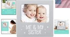 Me   My Sister Baby Photo Frame - Perfect Keepsake For Cherished Memories