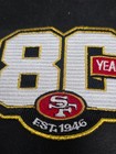 80 Years Patch 49ers San Fransisco 80th Anniversary Patch Football Jersey Patch