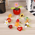 Solar Dancing Solar Powered Dancing Bee Toy In Colorful Shape Flip Flap Animated