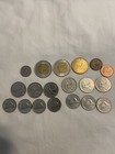 Lot Of 18 Canadian Silver Gold Dollar Coins 1964 2000 Nickels Dines Quarters
