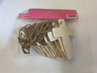 1 Pack Of 12 Wooden Crosses 2 7  X 4  Ornament With Twine Crafts Sunday School