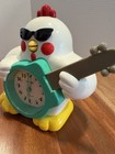 Vintage 90s Rock N Roll Chicken Rhythm Japan Guitar Alarm Clock Rare Works