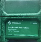 Greenlee 7238sb Slug-buster Knockout Kit With Ratchet Wrench Punch Set 1 2 -2  