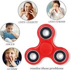 New - Hand Tri Fidget Spinner Ball Desk Toy Edc Adhd Stuffer Stocking Focus Usa