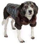 Pet Life Faux Fur Collared Pet Dog And Cat Jacket Parka Apparel For Pets