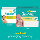Pampers Sensitive Baby Wipes  Water Based  Hypoallergenic And Unscented  4 Flip-